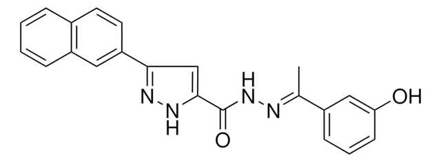 N'-(1-(3-HYDROXYPHENYL)ETHYLIDENE)-3-(2-NAPHTHYL)-1H-PYRAZOLE-5-CARBOHYDRAZIDE AldrichCPR