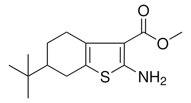 2-AMINO-6-TERT-BUTYL-4,5,6,7-4H-BENZO(B)THIOPHENE-3-CARBOXYLIC ACID METHYL ESTER AldrichCPR