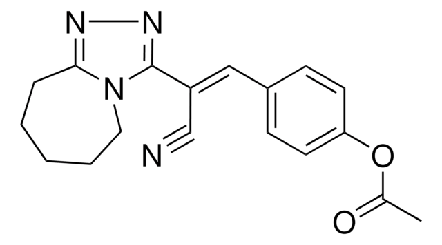 4-[(E)-2-CYANO-2-(6,7,8,9-TETRAHYDRO-5H-[1,2,4]TRIAZOLO[4,3-A]AZEPIN-3-YL)ETHENYL]PHENYL ACETATE AldrichCPR