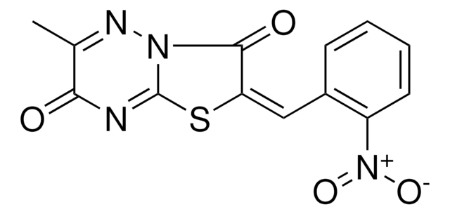 6-ME-2-(2-NITROBENZYLIDENE)-7H-(1,3)THIAZOLO(3,2-B)(1,2,4)TRIAZINE-3,7(2H)-DIONE AldrichCPR