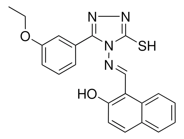 1-(((3-(3-ETHOXYPHENYL)-5-MERCAPTO-4H-1,2,4-TRIAZOL-4-YL)IMINO)ME)-2-NAPHTHOL AldrichCPR