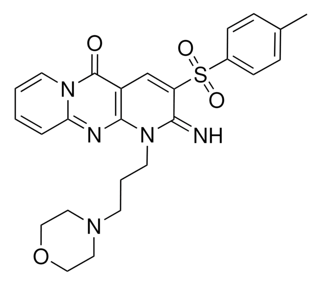 2-IMINO-3-[(4-METHYLPHENYL)SULFONYL]-1-[3-(4-MORPHOLINYL)PROPYL]-1,2-DIHYDRO-5H-DIPYRIDO[1,2-A:2,3-D]PYRIMIDIN-5-ONE AldrichCPR