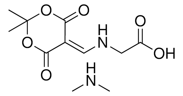 {[(2,2-DIMETHYL-4,6-DIOXO-1,3-DIOXAN-5-YLIDENE)METHYL]AMINO}ACETIC ACID COMPOUND WITH N,N-DIMETHYLAMINE AldrichCPR