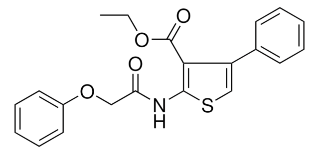 ETHYL 2-((PHENOXYACETYL)AMINO)-4-PHENYL-3-THIOPHENECARBOXYLATE AldrichCPR