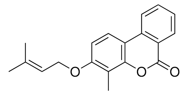 4-METHYL-3-((3-METHYL-2-BUTENYL)OXY)-6H-BENZO(C)CHROMEN-6-ONE AldrichCPR