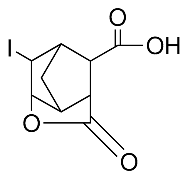 2-IODO-5-OXO-4-OXA-TRICYCLO(4.2.1.0(3,7))NONANE-9-CARBOXYLIC ACID AldrichCPR