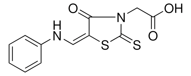 (5-(ANILINOMETHYLENE)-4-OXO-2-THIOXO-1,3-THIAZOLIDIN-3-YL)ACETIC ACID AldrichCPR