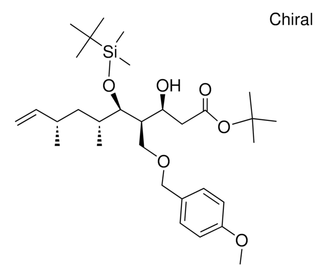 TERT-BUTYL 4-((1R,2R,4S)-1-{[TERT-BUTYL(DIMETHYL)SILYL]OXY}-2,4-DIMETHYL-5-HEXENYL)-2,4-DIDEOXY-5-O-(4-METHOXYBENZYL)-D-ERYTHRO-PENTONATE AldrichCPR