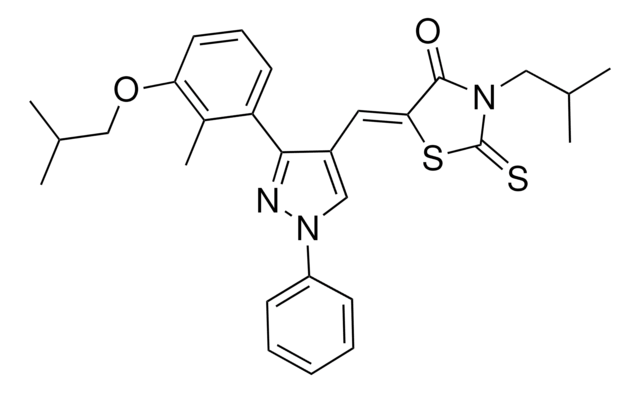 (5Z)-5-{[3-(3-ISOBUTOXY-2-METHYLPHENYL)-1-PHENYL-1H-PYRAZOL-4-YL]METHYLENE}-3-ISOBUTYL-2-THIOXO-1,3-THIAZOLIDIN-4-ONE AldrichCPR