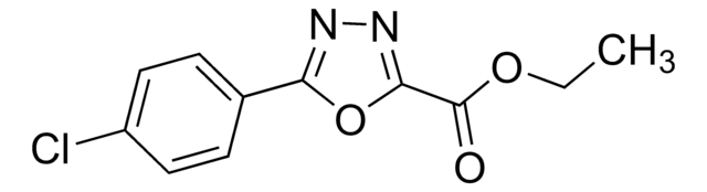 Ethyl 5-(4-chlorophenyl)-1,3,4-oxadiazole-2-carboxylate AldrichCPR