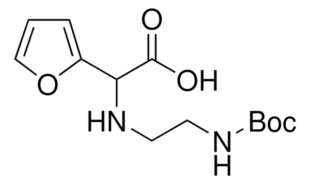 2-(2-N-Boc-aminoethylamino)-2-(2-furanyl)acetic acid 97%