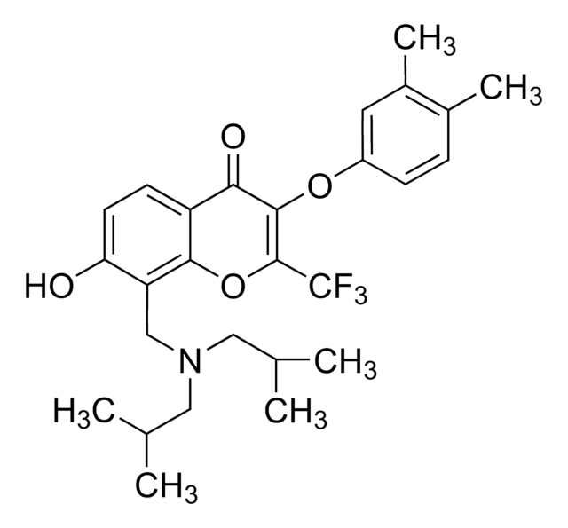 8-[(Diisobutylamino)methyl]-3-(3,4-dimethylphenoxy)-7-hydroxy-2-(trifluoromethyl)-4H-chromen-4-one AldrichCPR