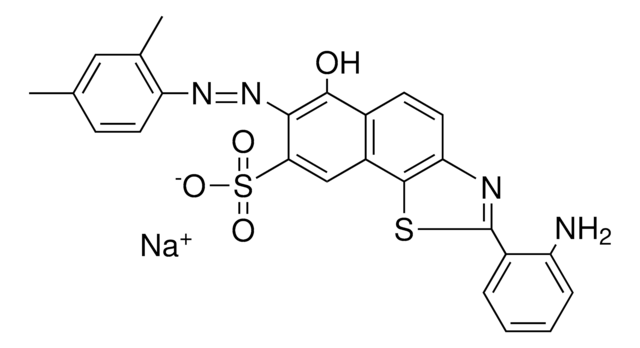 2-(AMINO-PH)-7-(2,4-DI-ME-PH-AZO)-6-HO-NAPHTHO(2,1-D)THIAZOLE-8-SULFONIC ACID,NA AldrichCPR