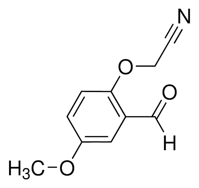 (2-Formyl-4-methoxyphenoxy)acetonitrile AldrichCPR