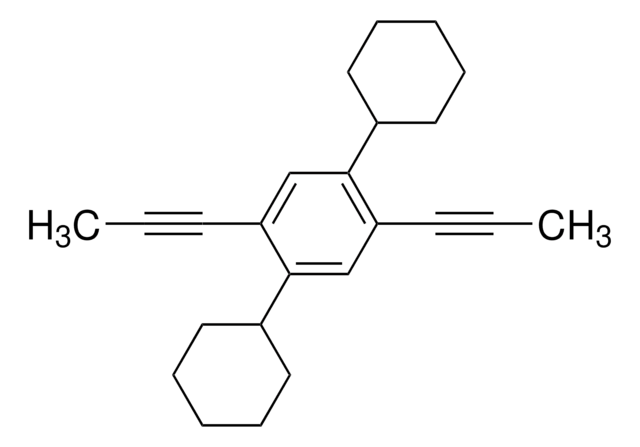 1,4-Dicyclohexyl-2,5-di-1-propynylbenzene