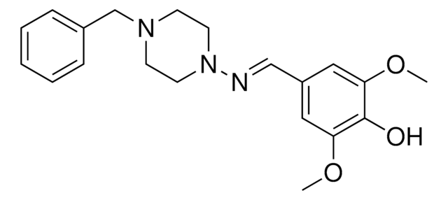 4-(((4-BENZYL-1-PIPERAZINYL)IMINO)METHYL)-2,6-DIMETHOXYPHENOL AldrichCPR