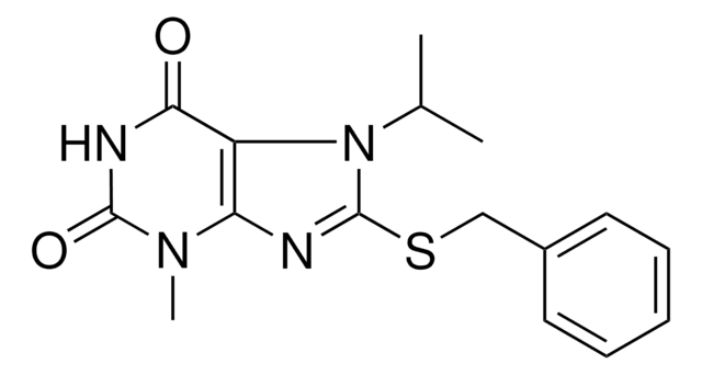 8-BENZYLSULFANYL-7-ISOPROPYL-3-METHYL-3,7-DIHYDRO-PURINE-2,6-DIONE AldrichCPR