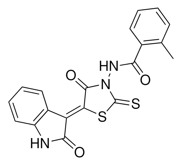 2-METHYL-N-[(5Z)-4-OXO-5-(2-OXO-1,2-DIHYDRO-3H-INDOL-3-YLIDENE)-2-THIOXO-1,3-THIAZOLIDIN-3-YL]BENZAMIDE AldrichCPR