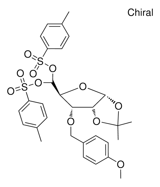 ((3AR,5S,6R,6AR)-6-(4-METHOXYBENZYLOXY)-2,2-DIMETHYLTETRAHYDROFURO[3,2-D][1,3]DIOXOL-5-YL)METHYLENE BIS(4-METHYLBENZENESULFONATE) AldrichCPR