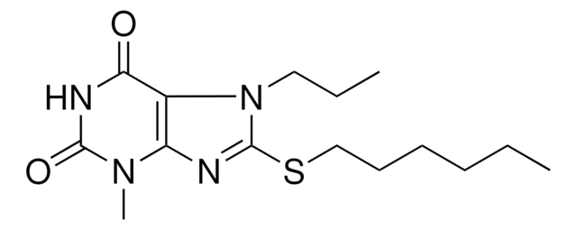 8-HEXYLSULFANYL-3-METHYL-7-PROPYL-3,7-DIHYDRO-PURINE-2,6-DIONE AldrichCPR