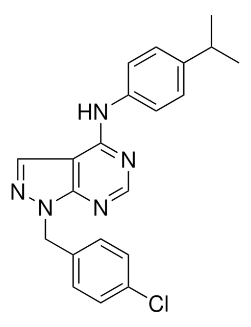 1-(4-CHLOROBENZYL)-N-(4-ISOPROPYLPHENYL)-1H-PYRAZOLO(3,4-D)PYRIMIDIN-4-AMINE AldrichCPR