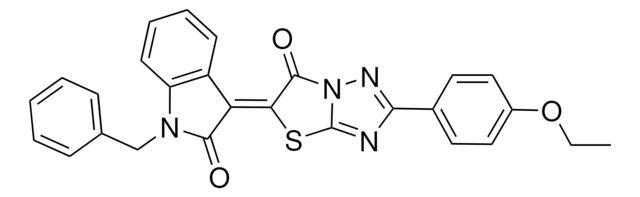 (3Z)-1-BENZYL-3-(2-(4-ETHOXYPHENYL)-6-OXO[1,3]THIAZOLO[3,2-B][1,2,4]TRIAZOL-5(6H)-YLIDENE)-1,3-DIHYDRO-2H-INDOL-2-ONE AldrichCPR