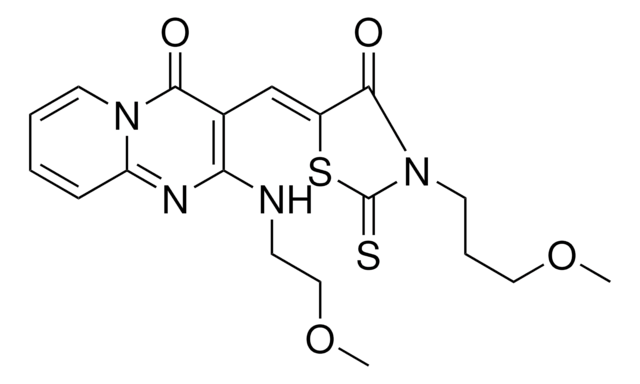 2 [ 2 Methoxyethyl Amino] 3 { Z [3 3 Methoxypropyl 4 Oxo 2 Thioxo 1 3 Thiazolidin 5 Ylidene