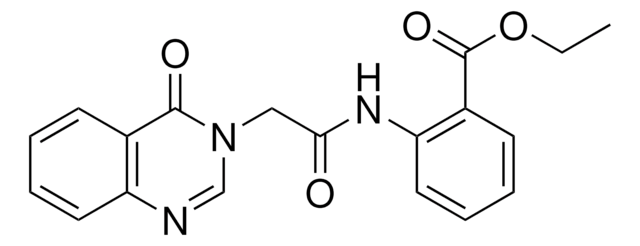 ETHYL 2-(((4-OXO-3(4H)-QUINAZOLINYL)ACETYL)AMINO)BENZOATE AldrichCPR