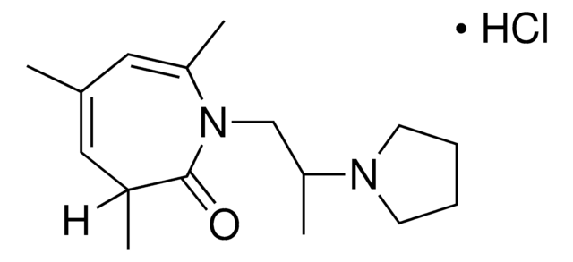 3,5,7-TRIMETHYL-1-[2-(1-PYRROLIDINYL)PROPYL]-1,3-DIHYDRO-2H-AZEPIN-2-ONE HYDROCHLORIDE AldrichCPR