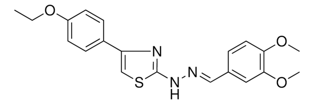 3,4-DIMETHOXYBENZALDEHYDE (4-(4-ETHOXYPHENYL)-1,3-THIAZOL-2-YL)HYDRAZONE AldrichCPR