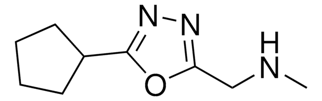 (5-Cyclopentyl-1,3,4-oxadiazol-2-yl)-N-methylmethanamine AldrichCPR