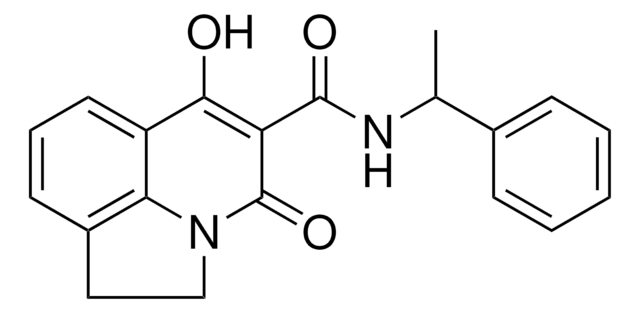 6-HO-4-OXO-N-(1-PH-ET)-1,2-DIHYDRO-4H-PYRROLO(3,2,1-IJ)QUINOLINE-5-CARBOXAMIDE AldrichCPR