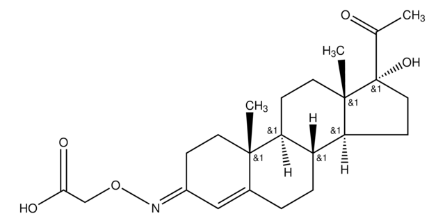 17α-Hydroxyprogesterone 3-(O-carboxymethyl)oxime ~97% | Sigma-Aldrich