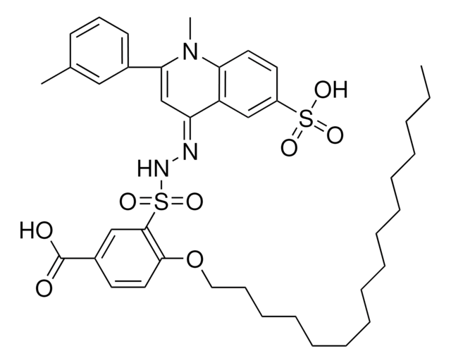 CARBOXY-HEXADECYLOXYBENZENESULFONIC (METHYL-SULFO-TOLYL-QUINOLYLIDENE ...