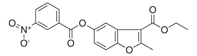 ETHYL 2-METHYL-5-((3-NITROBENZOYL)OXY)-1-BENZOFURAN-3-CARBOXYLATE AldrichCPR