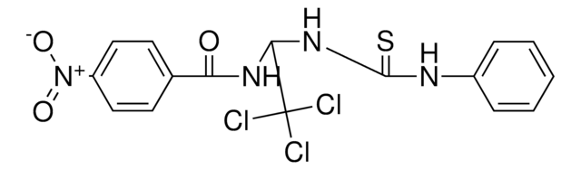 4-NITRO-N-(2,2,2-TRICHLORO-1-(3-PHENYL-THIOUREIDO)-ETHYL)-BENZAMIDE AldrichCPR