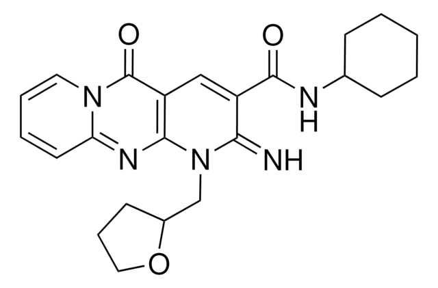 N-CYCLOHEXYL-2-IMINO-5-OXO-1-(TETRAHYDRO-2-FURANYLMETHYL)-1,5-DIHYDRO-2H-DIPYRIDO[1,2-A:2,3-D]PYRIMIDINE-3-CARBOXAMIDE AldrichCPR