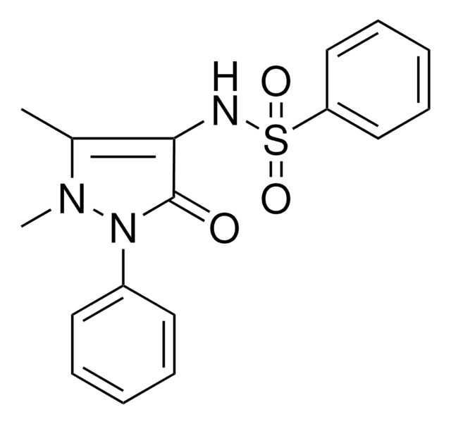 N-(1,5-DIMETHYL-3-OXO-2-PHENYL-2,3-DIHYDRO-1H-PYRAZOL-4-YL)BENZENESULFONAMIDE AldrichCPR