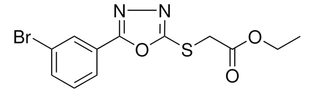 (5-(3-BROMO-PHENYL)-(1,3,4)OXADIAZOL-2-YLSULFANYL)-ACETIC ACID ETHYL ...