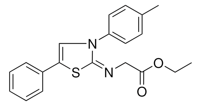 ETHYL ((3-(4-METHYLPHENYL)-5-PHENYL-1,3-THIAZOL-2(3H)-YLIDENE)AMINO)ACETATE AldrichCPR