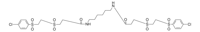 3-({2-[(4-CHLOROPHENYL)SULFONYL]ETHYL}SULFONYL)-N-(6-{[3-({2-[(4-CHLOROPHENYL)SULFONYL]ETHYL}SULFONYL)PROPANOYL]AMINO}HEXYL)PROPANAMIDE AldrichCPR