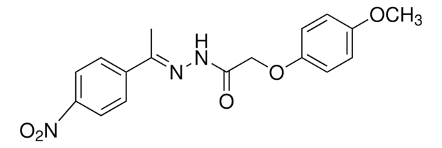 2-(4-METHOXYPHENOXY)-N'-[1-(4-NITROPHENYL)ETHYLIDENE]ACETOHYDRAZIDE AldrichCPR