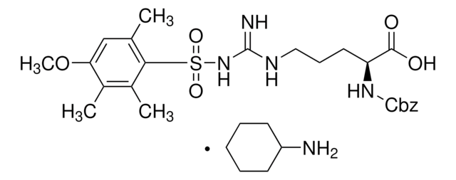 Z-Arg(Mtr)-OH cyclohexylammonium salt &#8805;98.0% (TLC)