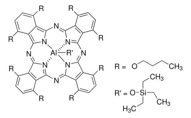 Aluminum 1,4,8,11,15,18,22,25-octabutoxy-29H,31H-phthalocyanine triethylsiloxide