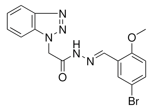 2-BENZOTRIAZOL-1-YL-ACETIC ACID (5-BROMO-2-METHOXY-BENZYLIDENE)-HYDRAZIDE AldrichCPR