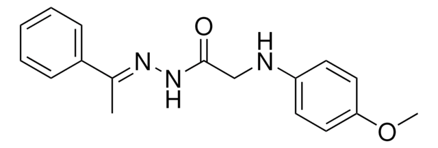 2-(4-METHOXYANILINO)-N'-(1-PHENYLETHYLIDENE)ACETOHYDRAZIDE AldrichCPR ...