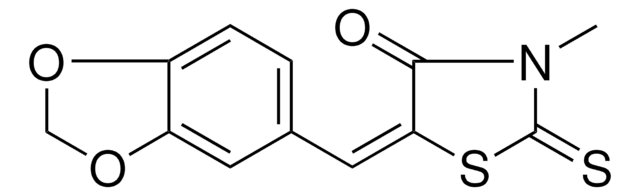 5-BENZO(1,3)DIOXOL-5-YLMETHYLENE-3-METHYL-2-THIOXO-THIAZOLIDIN-4-ONE AldrichCPR