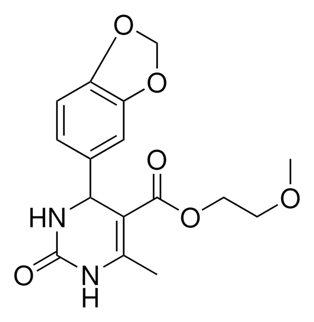 2-METHOXYETHYL 4-(1,3-BENZODIOXOL-5-YL)-6-METHYL-2-OXO-1,2,3,4-TETRAHYDRO-5-PYRIMIDINECARBOXYLATE AldrichCPR