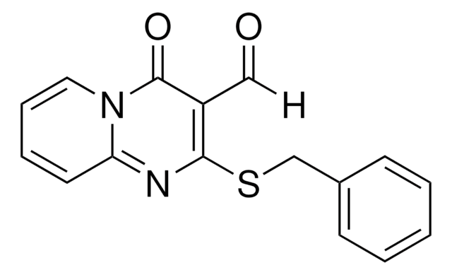 2-(BENZYLTHIO)-4-OXO-4H-PYRIDO(1,2-A)PYRIMIDINE-3-CARBALDEHYDE AldrichCPR