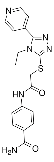 4-((((4-ETHYL-5-(4-PYRIDINYL)-4H-1,2,4-TRIAZOL-3-YL)THIO)ACETYL)AMINO)BENZAMIDE AldrichCPR